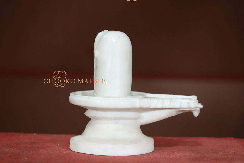 Shivling Marble Statue
