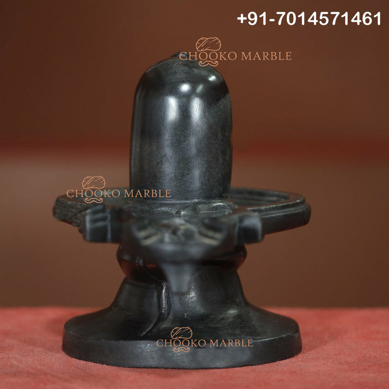 Shivling Marble Statue