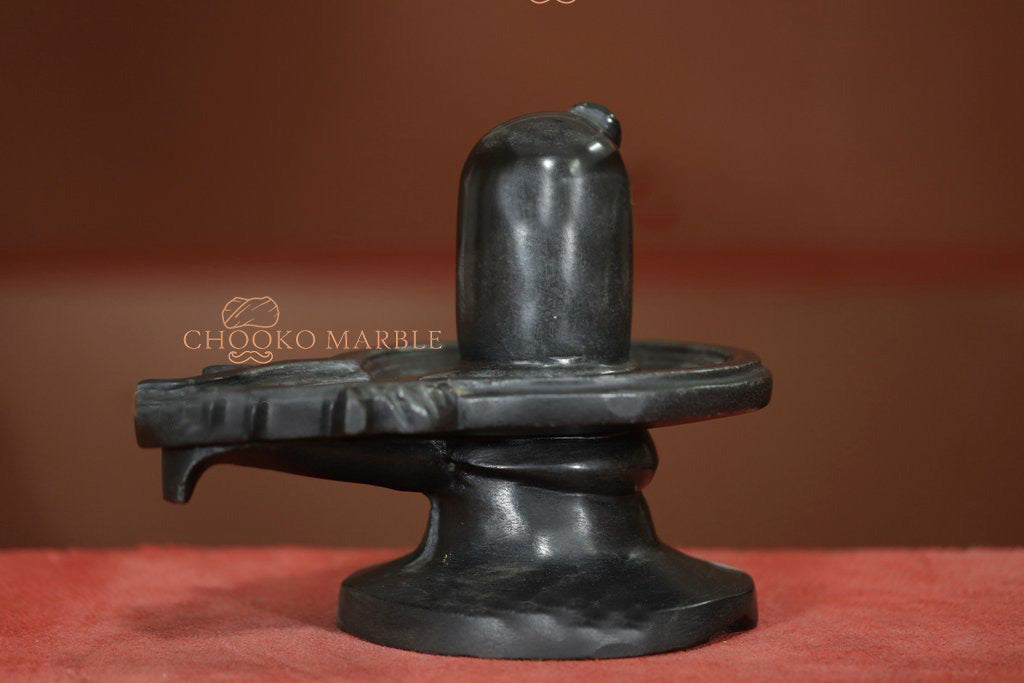 Shivling Marble Statue