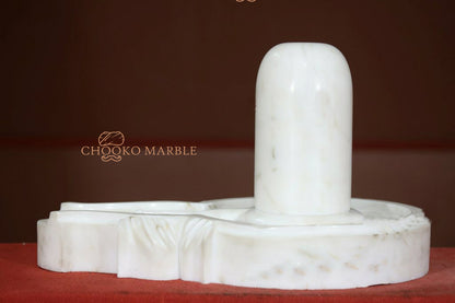 Shivling Marble Statue