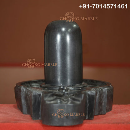 Shivling Marble Statue