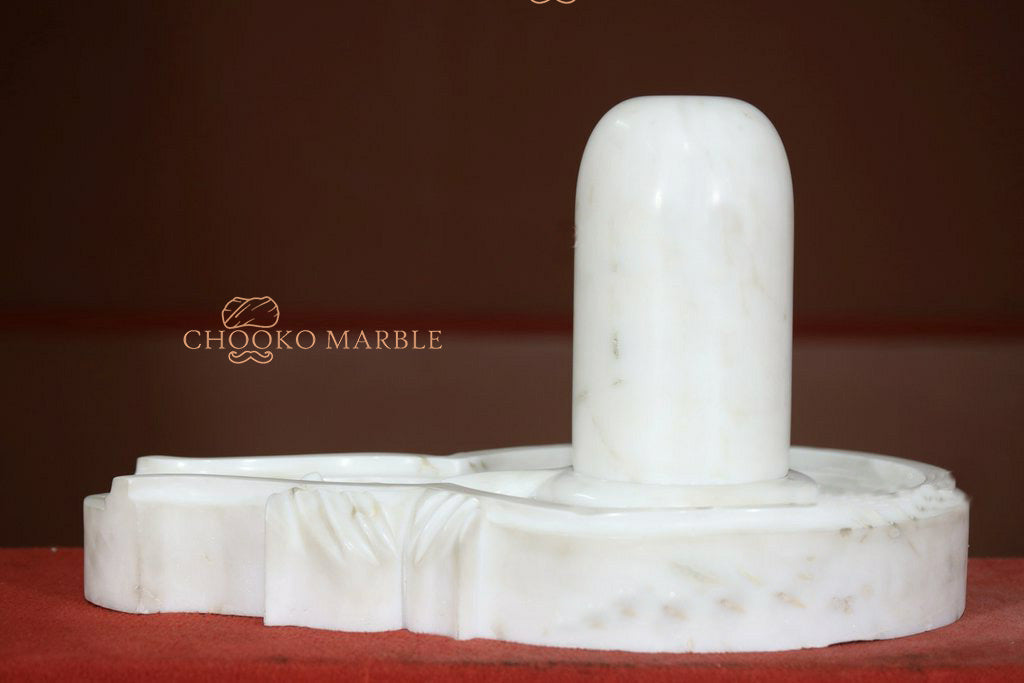 Shivling Marble Statue
