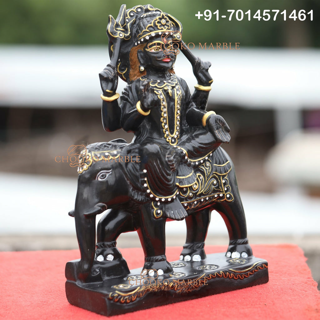 Shani Dev Marble Statue