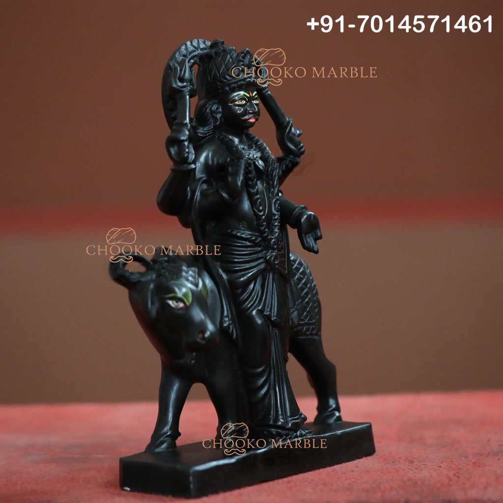 Shani Dev Marble Statue