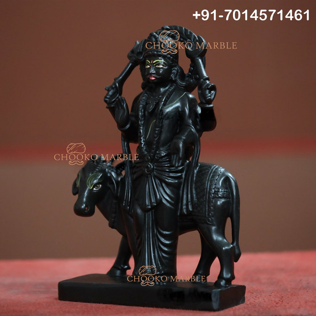 Shani Dev Marble Statue
