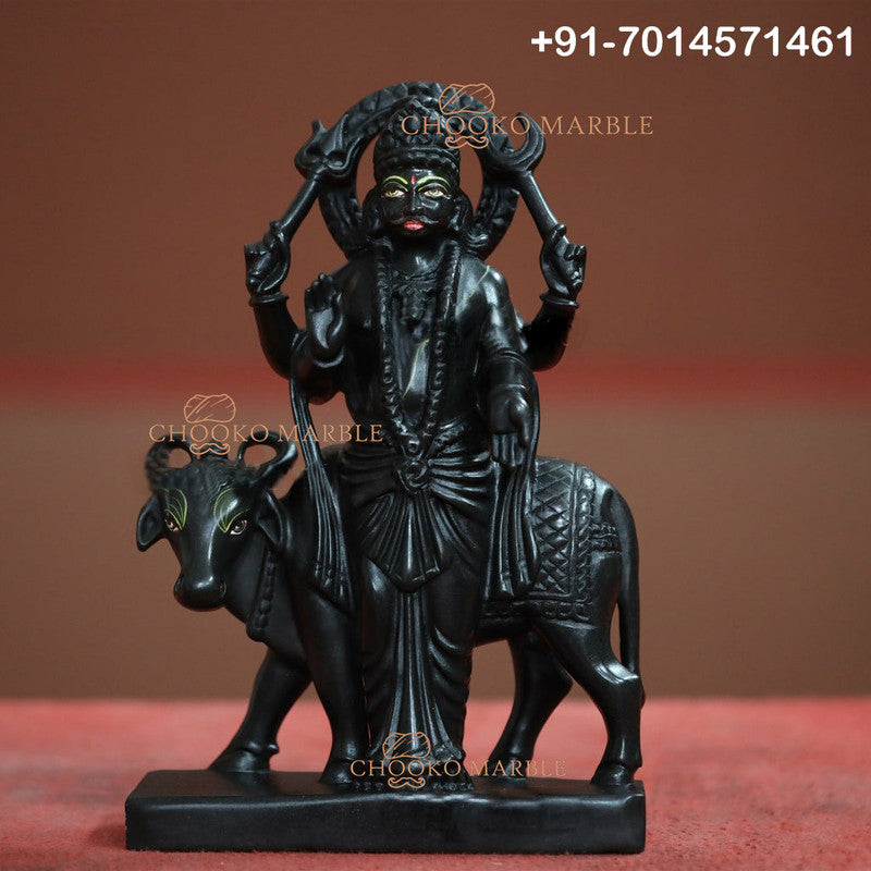 Shani Dev Marble Statue