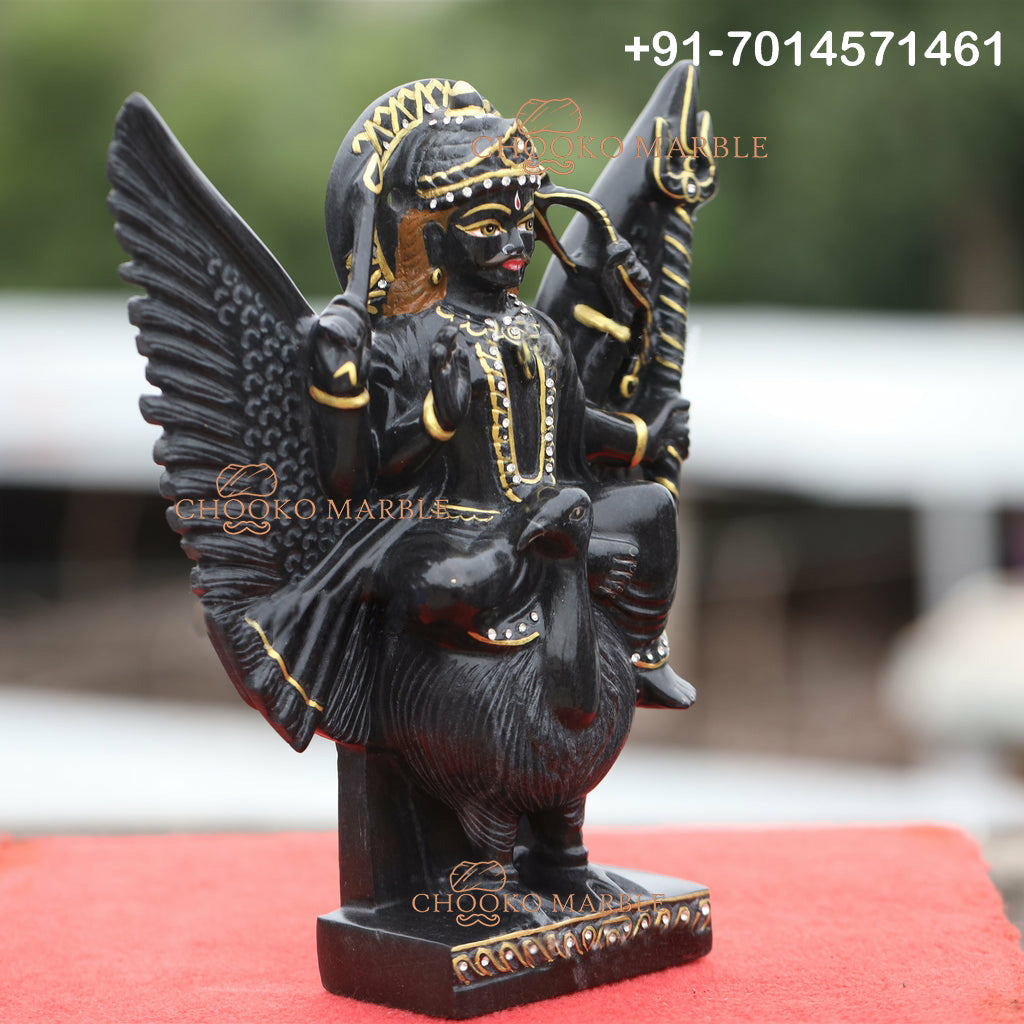 Shani Dev Marble Statue