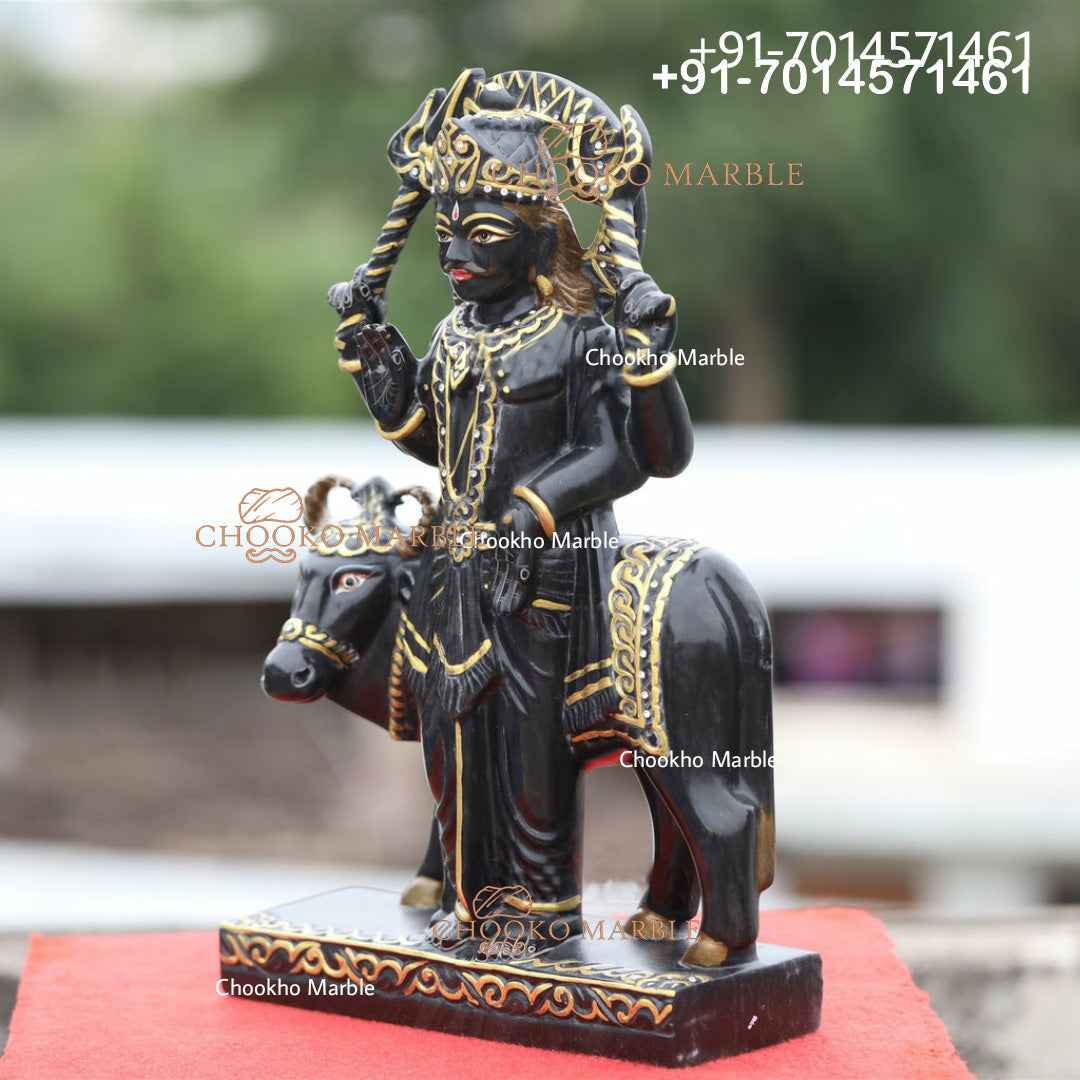 Shani Dev Marble Statue