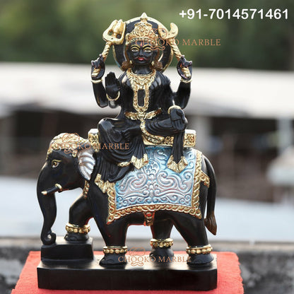 Shani Dev Marble Statue