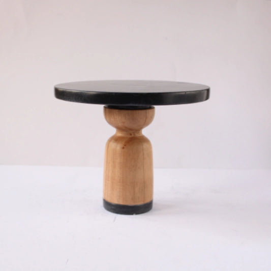 Pillar Black Cake Stand