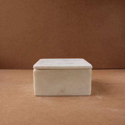 Square White 5x5x3 inches