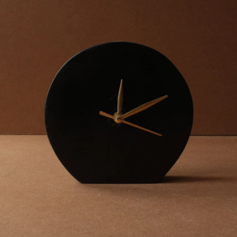 Black semi circle 6x6 inches