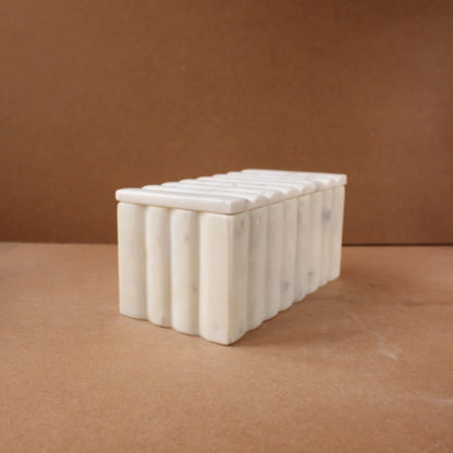 Wavy White 8x4x4inches