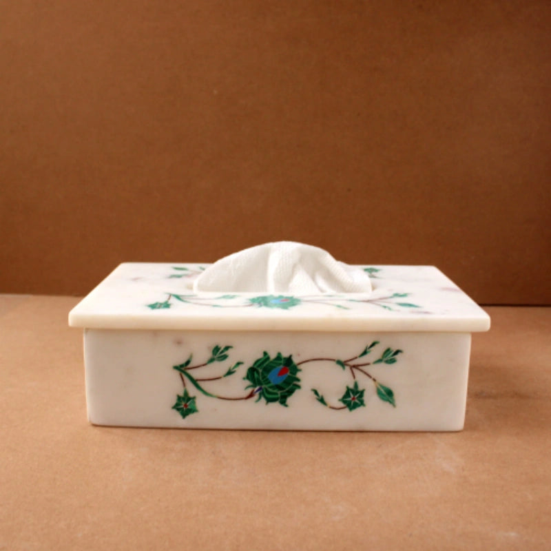 Green flower Inlay 9x5x3 inches