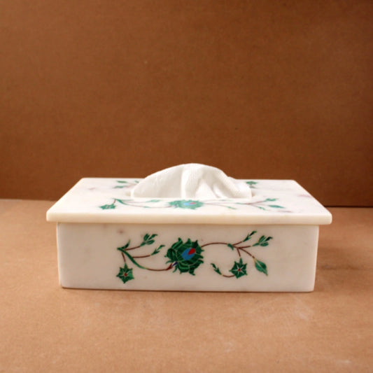 Green flower Inlay 9x5x3 inches