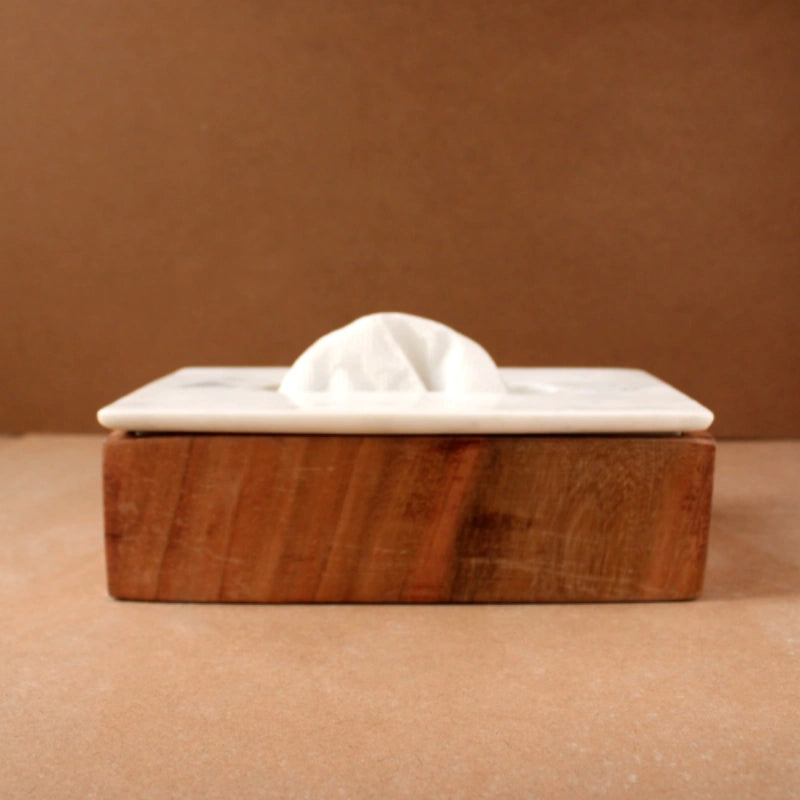 Wooden White 9x5x3 inches