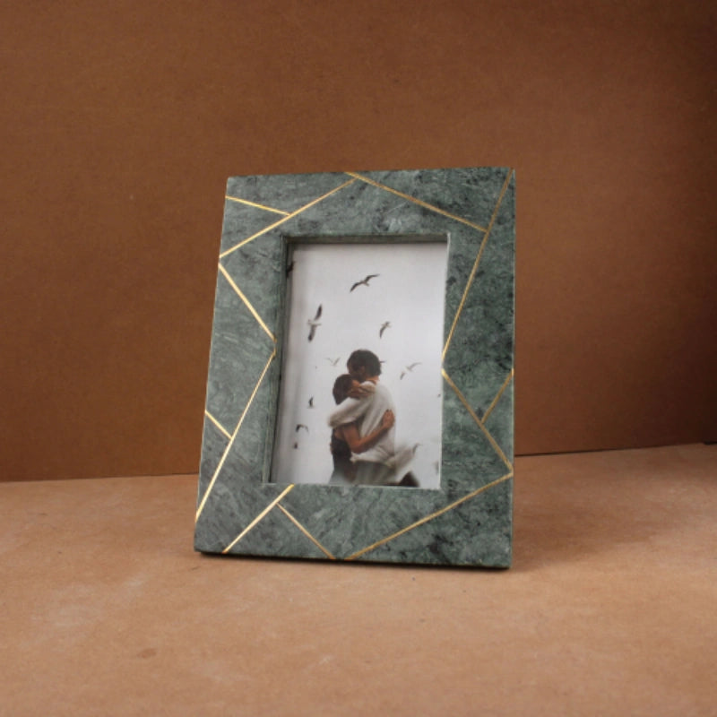 Green Brass Web 9x7 inches