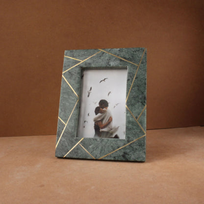 Green Brass Web 9x7 inches