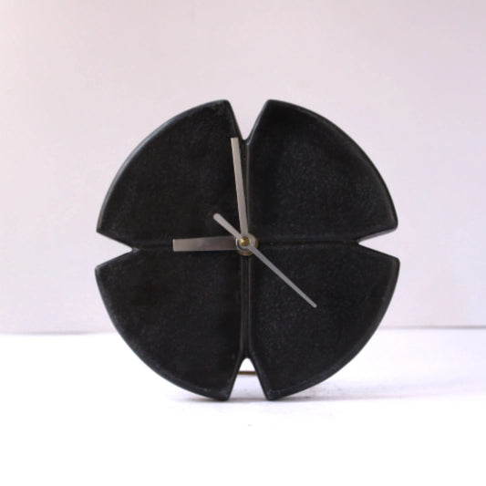 Flower black  6x6 inches