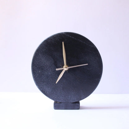 Circular Black 6x7.5 inches