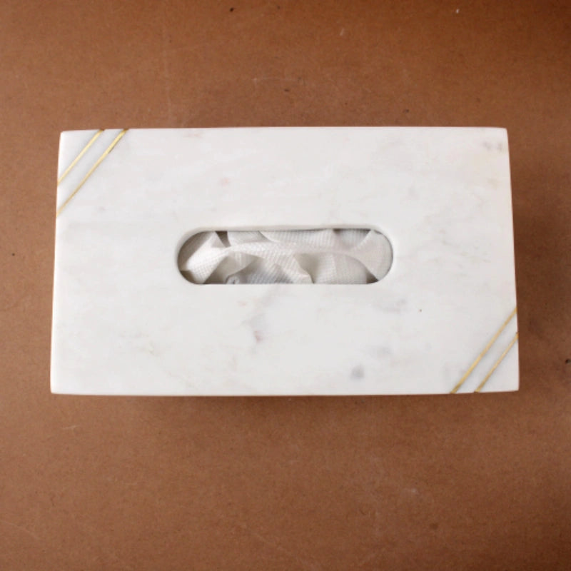 Brass Tissue box 10x6x3.5 inches