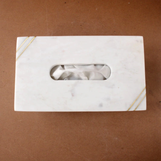 Brass Tissue box 10x6x3.5 inches