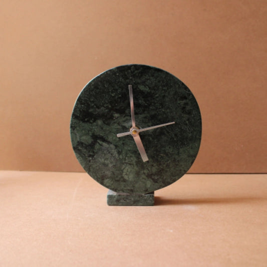 Circular green 6x7.5 inches