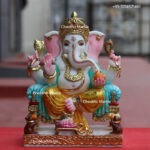 Ganesh Statue In Marble