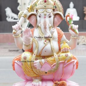 Lord Ganesha Marble Statue