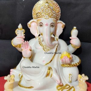 Lord Ganesha Marble Statue