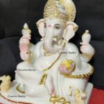 Ganesh Statue In Marble