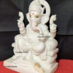 Ganesh Statue In Marble