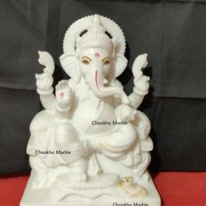 Ganesh Statue In Marble