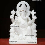 White Marble Ganesh ji