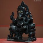 Black Marble Ganesh Ji