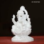 Pure White Marble Ganesh Statue