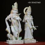 Marble Radha Krishna Statue