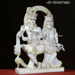 Marble Radha Krishna Statue