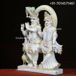 Marble Radha Krishna Statue