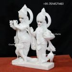 Marble Radha Krishna Statue