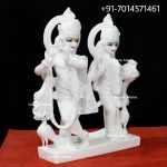 Marble Radha Krishna Statue