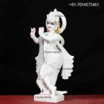 Marble Radha Krishna Statue