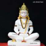 White Marble Hanuman Statue