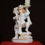 White Marble Hanuman Ji Statue