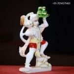 Hanuman White Marble Statue