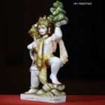 Marble Standing Hanuman Statue