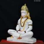 White Marble Hanuman Statue