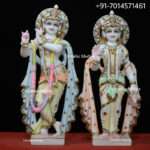 Marble Radha Krishna Statue