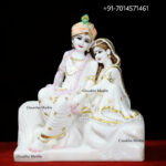 Marble Radha Krishna Statue