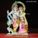 Marble Radha Krishna Statue